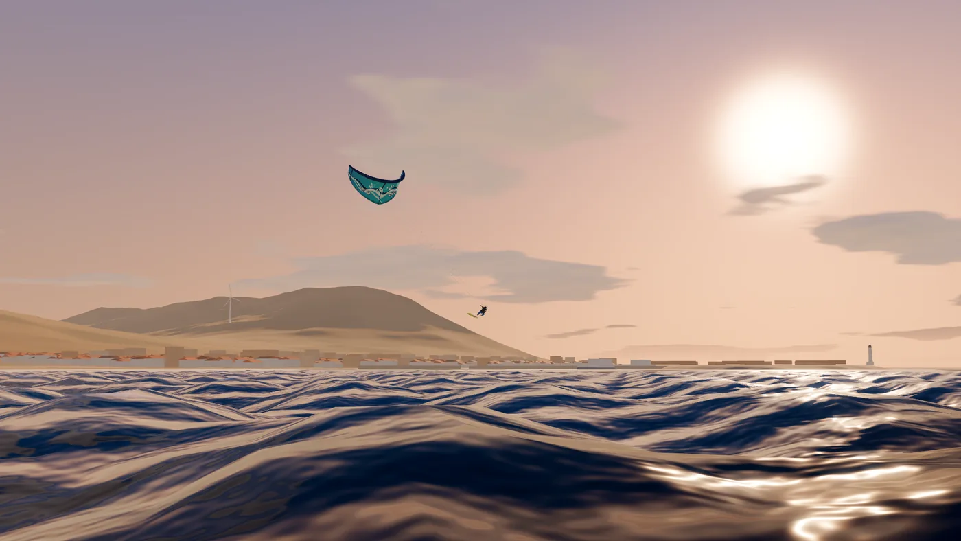 Salto de kitesurf em Tarifa